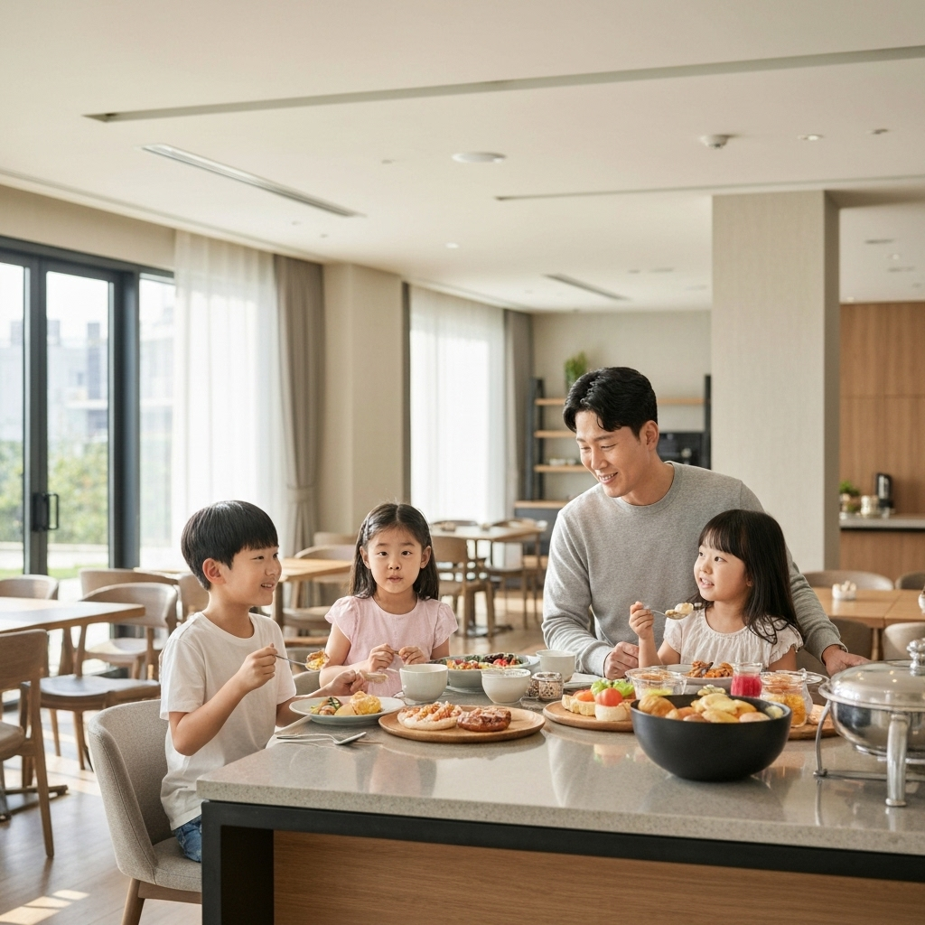 입주자 조식제공